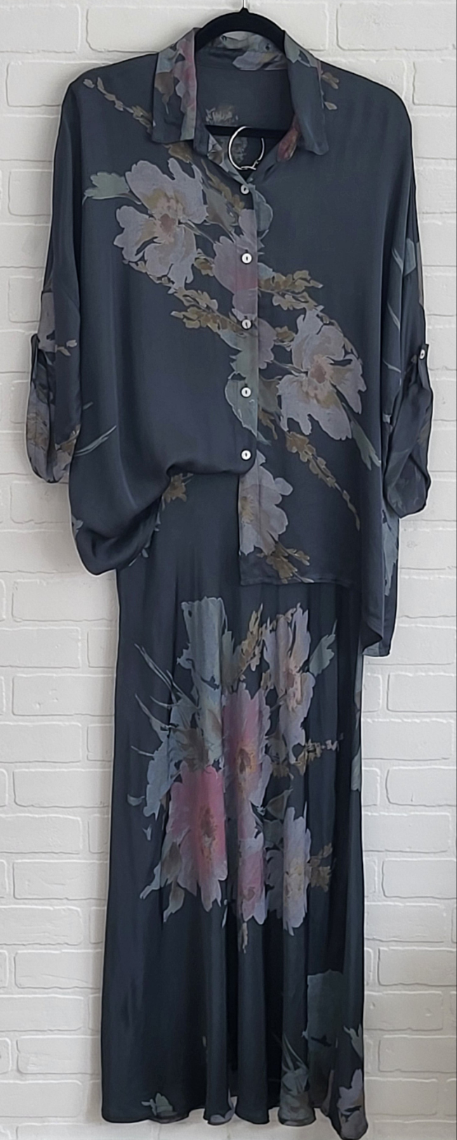 Floral Satin Set