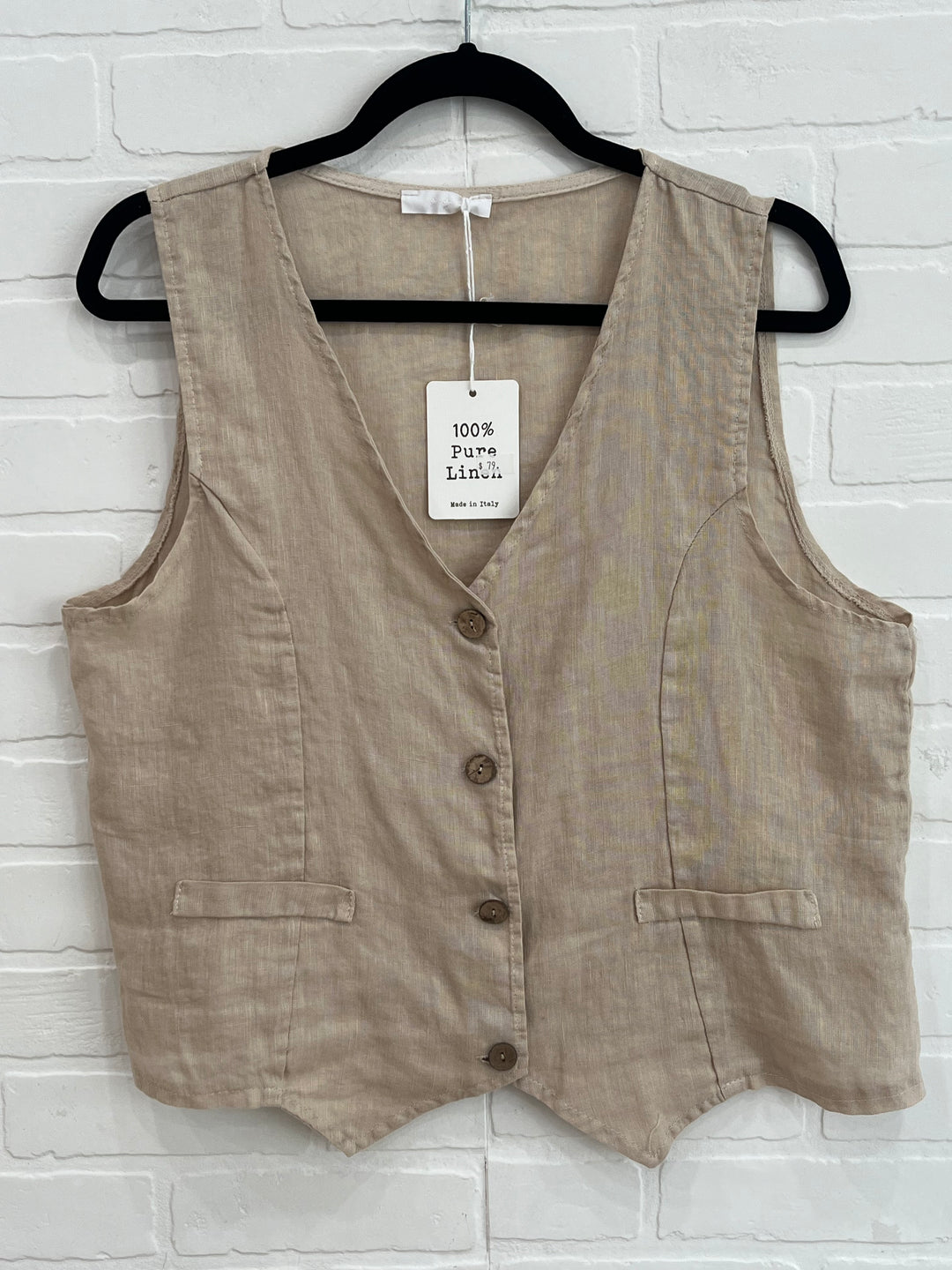 Linen Vest