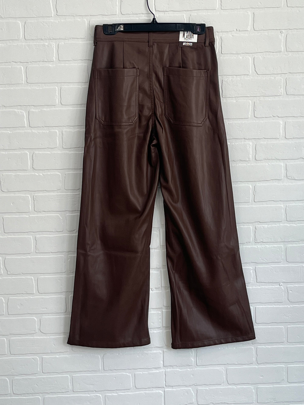 M’Sara Wide Leg vegan leather pants