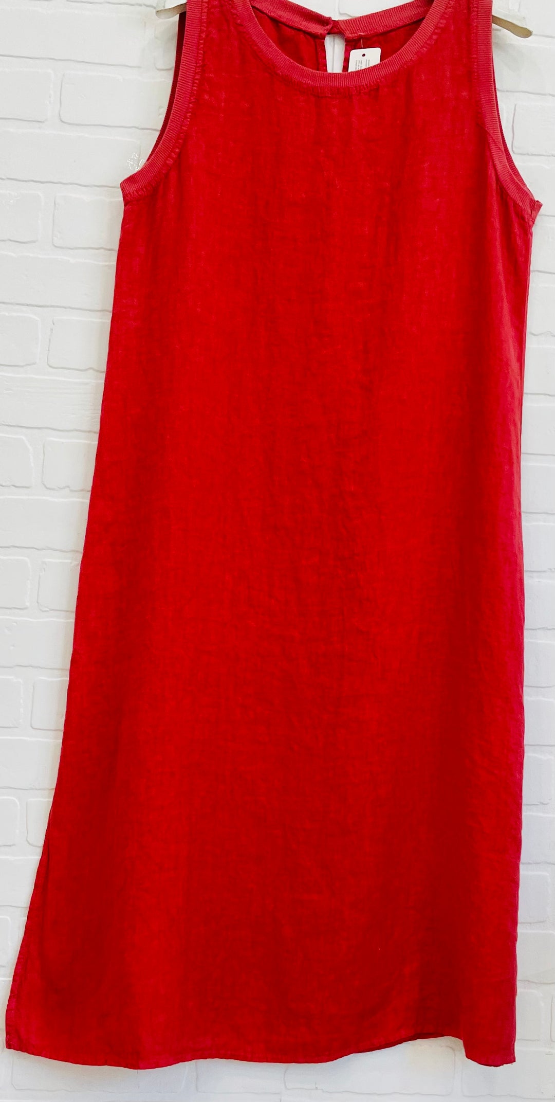 Florence Essential Sleeveless Linen Dress