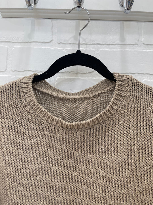 Cotton crewneck sweater