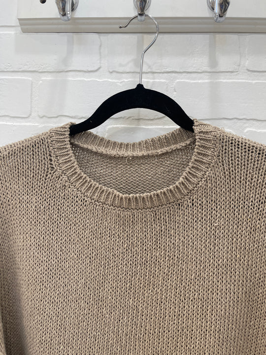 Cotton crewneck sweater