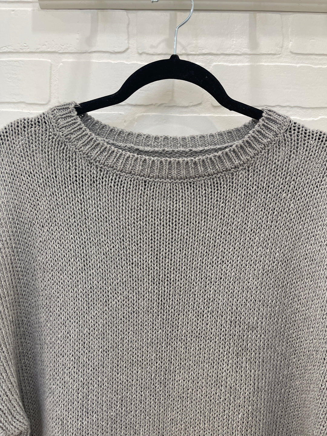 Cotton crewneck sweater