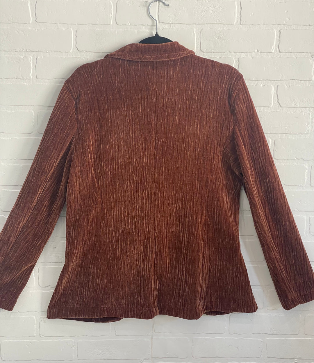 Textured Velour Blazer