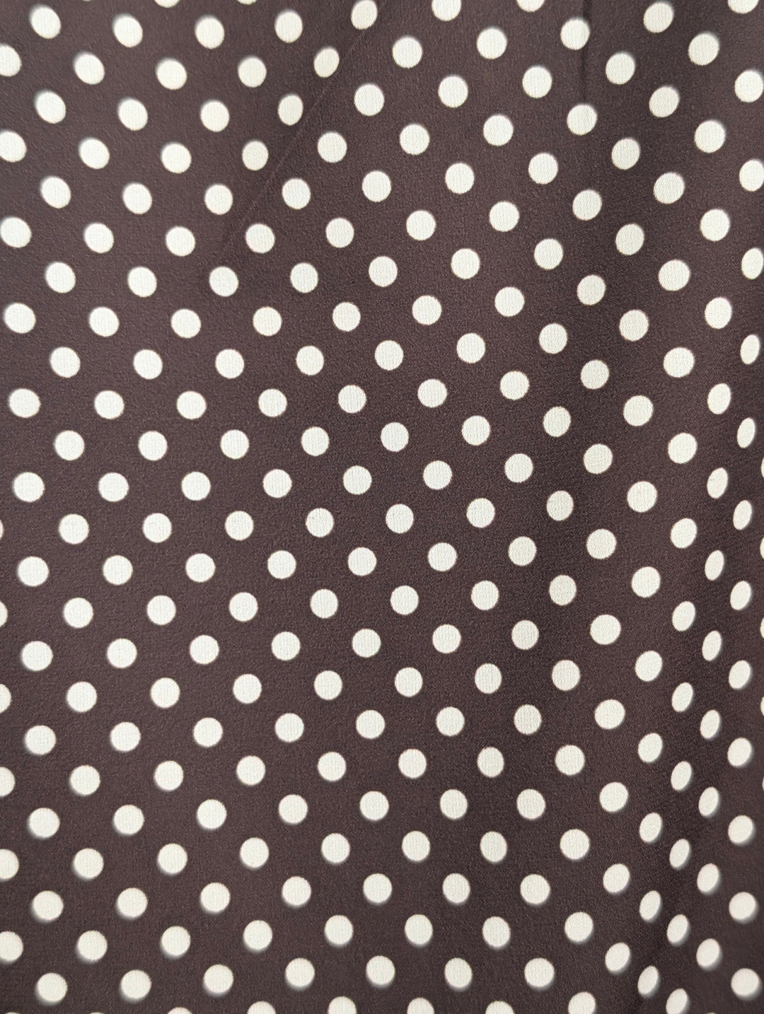 Satin polka dots top