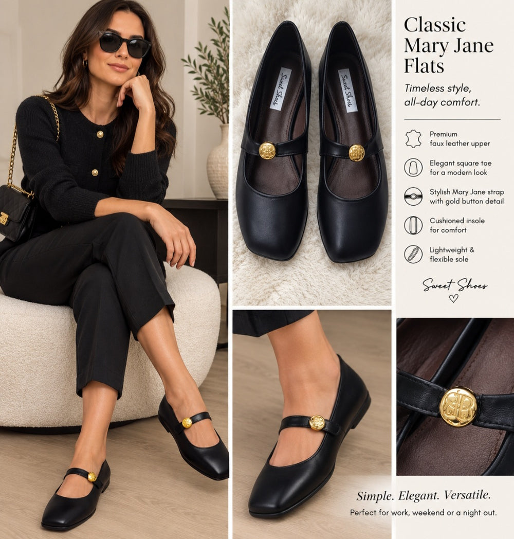Classic Mary Jane Flats