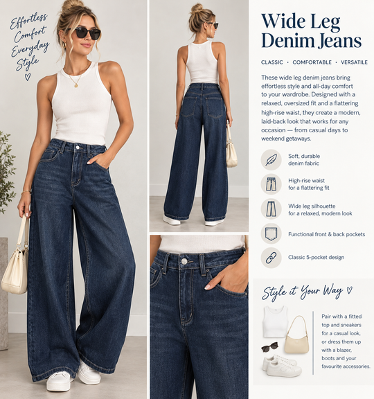 Lara Wide Leg Jeans