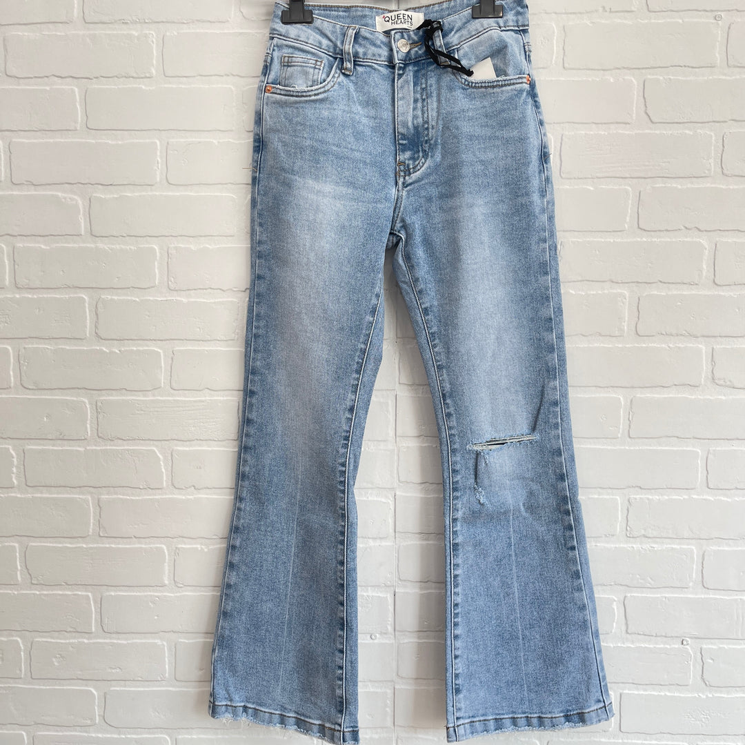Qeen of Hearts Distressed Jeans