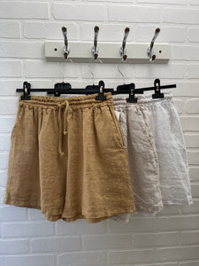 Linen shorts