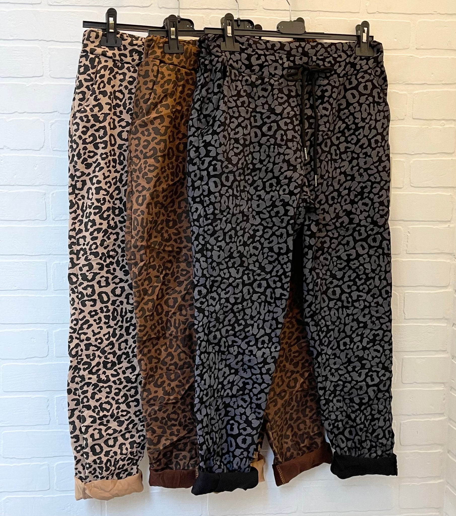 Cheetah jogger online pants