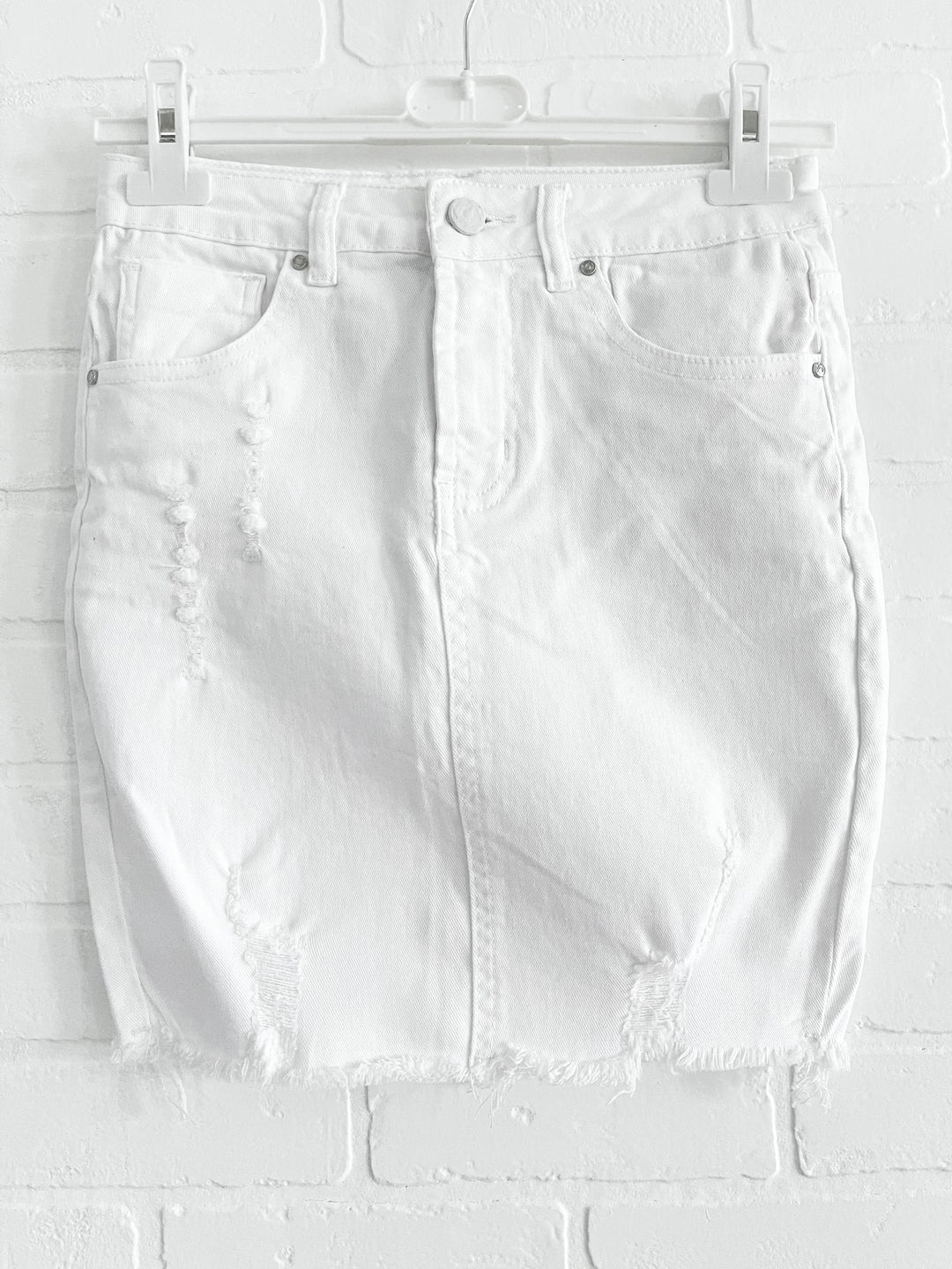 Petite jupe blanche