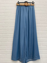 Load image into Gallery viewer, Denim Palazzo Pants

