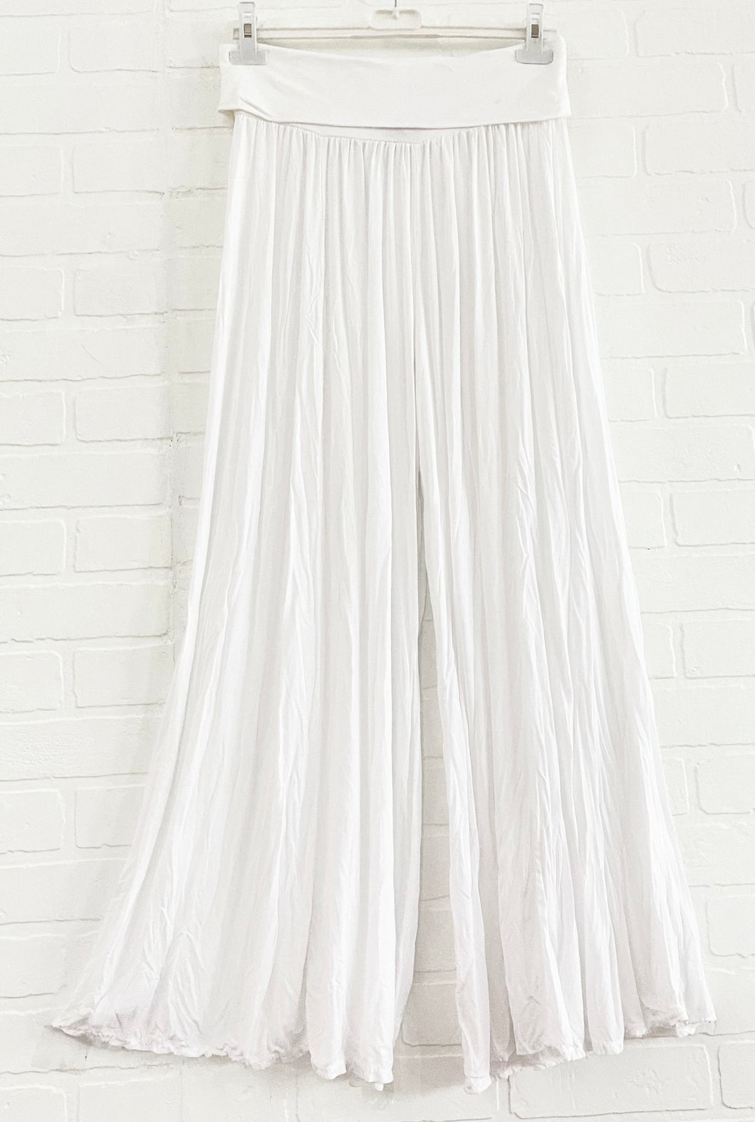 Crinkled Palazzo Pants