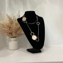 Load image into Gallery viewer, Gold And Silver Linked Hoops Necklace
