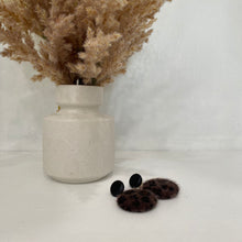 Load image into Gallery viewer, Fuzzy Circle Animal Print Earring

