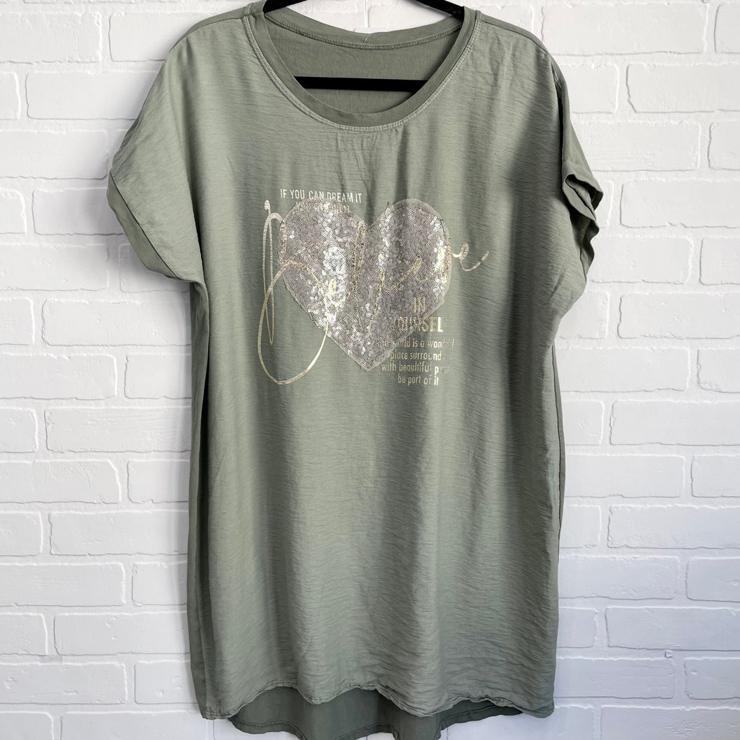 Believe Tee Dress
