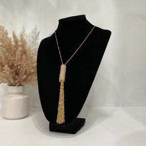 Gold Necklace With Gold Pendant