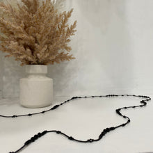 Load image into Gallery viewer, Black Beaded Necklace
