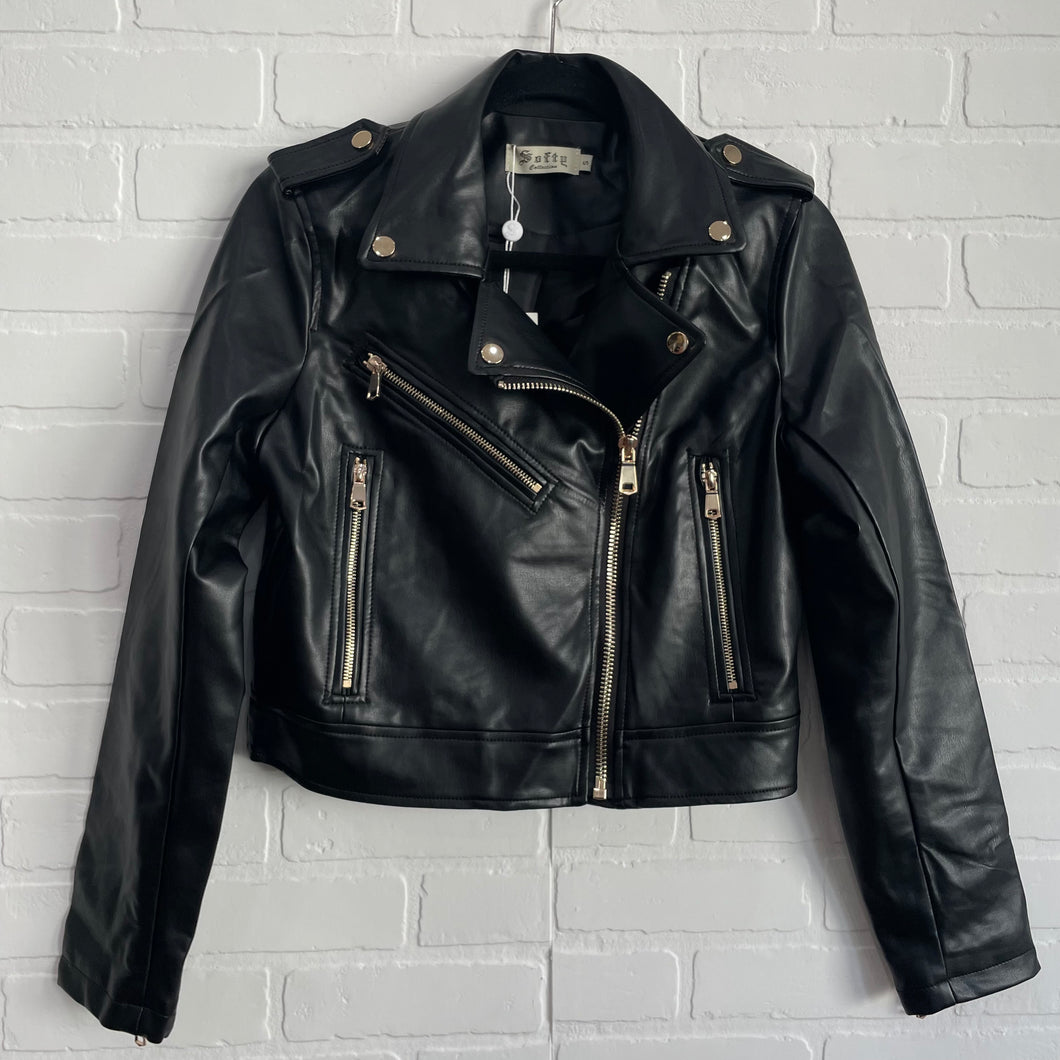 Faux Leather Jacket