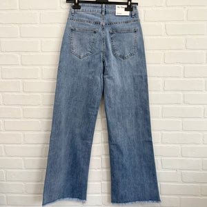 Tina Wide Jeans (fringed)