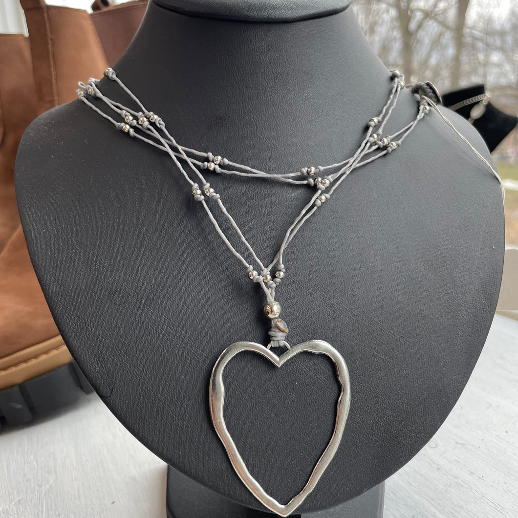 Chain of heart necklace