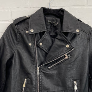 Edgy leather jacket