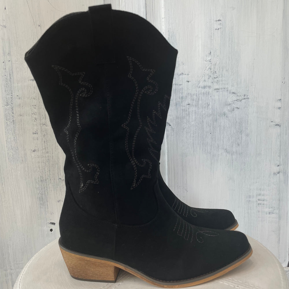 Bottes classiques en daim